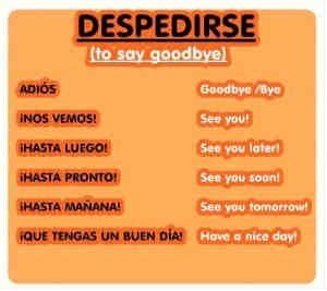 que significa say goodbye en español|how to say adios.